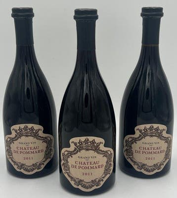 2011 Chateau de Pommard - Pommard - 3 Flessen (0.75 liter), Nieuw