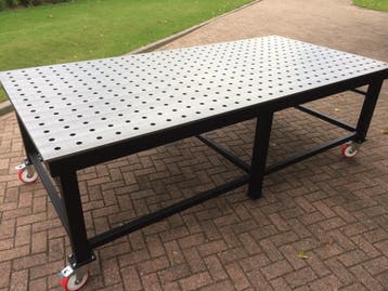 MATRIX Lastafel opspantafel 2950 x 1450 met gravering, Doe-het-zelf en Verbouw, Ophalen, Nieuw, 170 cm of meer