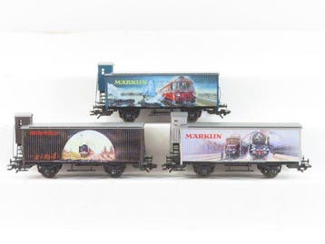 Märklin H0 - 48211/48215/48209 - Modeltrein goederenwagon, Nieuw