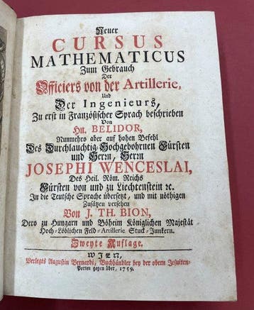 Bernard Forest de Bélidor - Neuer Cursus Mathematicus. Zum, Antiek en Kunst, Antiek | Boeken en Bijbels