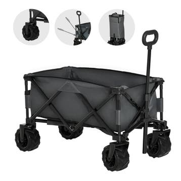 Opvouwbare Bolderwagen Handwagen 360° Tuinwagen Met Telescop, Verzenden, Nieuw