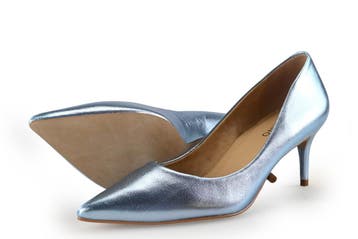 Carrano Sleehakken in maat 37 Zilver, Overige kleuren, Verzenden, Zo goed als nieuw, Schoenen met hoge hakken