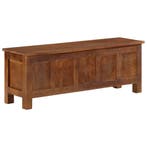 vidaXL Opbergkist 110x30x40 cm massief mangohout, Huis en Inrichting, Woonaccessoires | Kisten, Verzenden, Nieuw