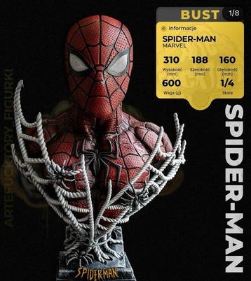 Marvel - Beeldje - SPIDER-MAN BUST - Hars, Nieuw