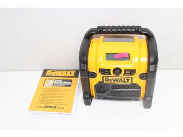 DeWalt DCR019-QW - Bouwradio - FM/AM - Geel Zwart, Verzenden, Zo goed als nieuw