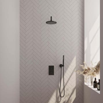 Brauer Black Carving Thermostatische Regendoucheset Inbouw -, Ophalen of Verzenden, Nieuw
