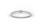 Tennis armband - 14 karaat Witgoud - 4.60ct. tw. Diamant, Sieraden, Tassen en Uiterlijk, Antieke sieraden