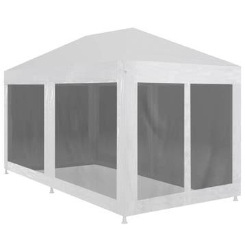 vidaXL Partytent met 6 mesh zijwanden 6x3 m, Verzenden, Nieuw, Partytent