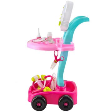 Ruhhy doktersset roze trolley 18-delig – educatief kinder., Ophalen of Verzenden, Nieuw