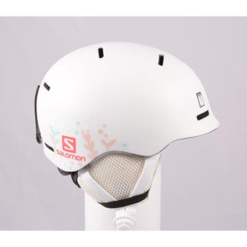 49 50 51 52 53 skihelm/snowboardhelm SALOMON GROM WHITE, ver, Verzenden, Gebruikt, Salomon