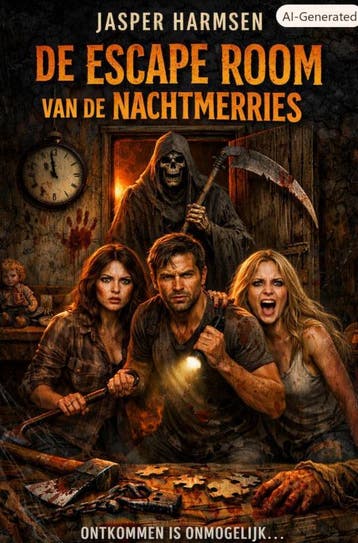 De Escape Room Van De Nachtmerries | Jasper Harmsen | Nieuw, Ophalen of Verzenden, Nieuw, Jasper Harmsen