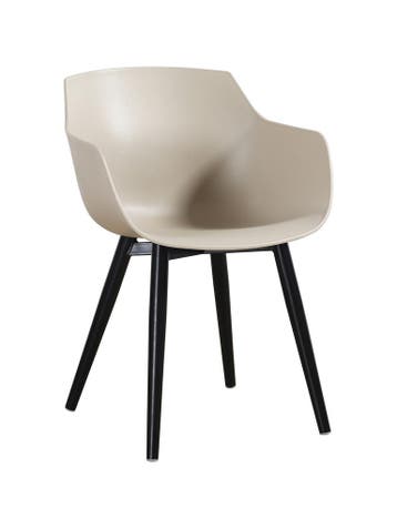 Stoel Alexia - Taupe / Zwart - Kunsstof - G-Line, Verzenden, Nieuw in verpakking