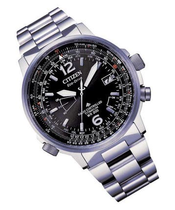 Citizen - Pilot Super Titan BLACK Dial Watch -, Nieuw