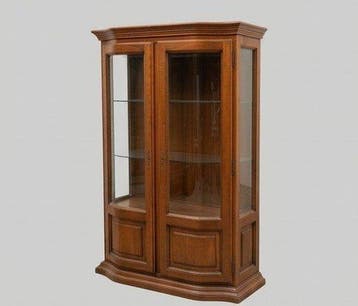 Vitrinekast - hard hout