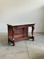 Credenza - Hout, Marmer, Brons - Carlo X