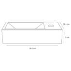 Fonteinset Differnz Ravo Beton 38.5x18.5x9 cm Licht Grijs, Doe-het-zelf en Verbouw, Ophalen of Verzenden, Nieuw