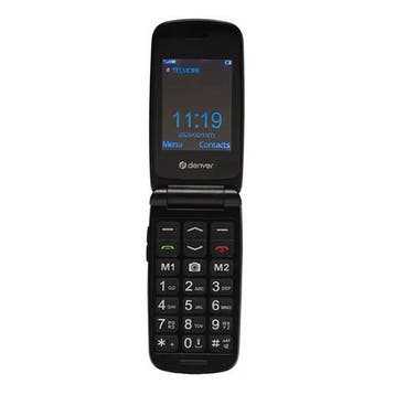 Senioren mobiele telefoon | Denver | BAS-24800L, Verzenden, Nieuw