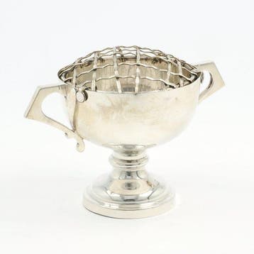 Fattorini & Sons - Bloemenschaal - Vaas - .925 zilver, Antiek en Kunst