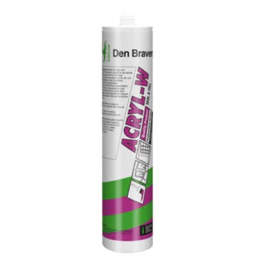 Zwaluw Den Braven Acryl-W acrylaatkit 310 ml DB-K, Ophalen of Verzenden, Nieuw