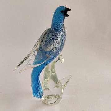 Murano - sculptuur, Uccello - 28,5 cm - Muranoglas