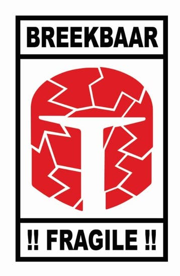 Breekbaar / Fragile stickers by TBHstore, Verzamelen, Verzenden, Zo goed als nieuw