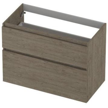INK - Onderkast 2 Laden Greeploos Hout Decor met Houten, Ophalen of Verzenden, Nieuw