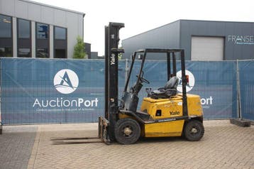 Veiling: Heftruck Yale GDP20AF Diesel 2000kg 1995, Ophalen, Diesel, 2000 tot 3000 kg, Heftruck