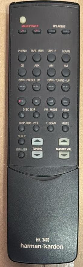 Afstandsbediening Harman Kardon hk3470 hk3480 hk3380, Audio, Tv en Foto, Afstandsbedieningen, Origineel, Nieuw, Ophalen of Verzenden