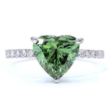 Zonder minimumprijs - Ring - 18 karaat Witgoud - 2.44ct. tw., Nieuw