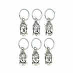 Haarspeld Haarringen 1cm - Bedel Boeddha - Zilver - Set van, Nieuw