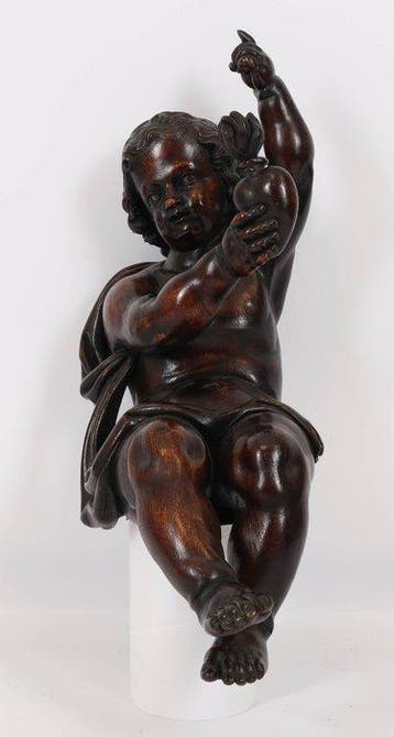 sculptuur, Vlaamse barokke putto - Goddelijke Liefde