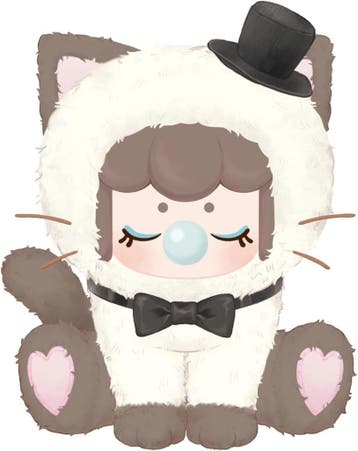 Tea Time Kitten Figuur | 43% Korting | Uniek, Ophalen of Verzenden, Zo goed als nieuw