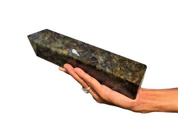 KAMR GEM Natuurlijke Labradoriet Kristaltoren 275 mm
