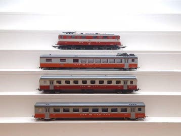 Lima, Liliput H0 - Treinset (4) - Ae 6/6 met 3 rijtuigen, Nieuw