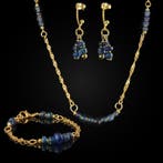 Oud-Romeins Earrings, Bracelet, en halsketting met Romeinse, Antiek en Kunst