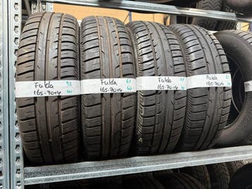 165-70-14 Fulda Zomerbanden 6.5mm Incl Montage 165 70 14, Auto-onderdelen, Banden en Velgen, Ophalen, 14 inch, Gebruikt, Band(en)