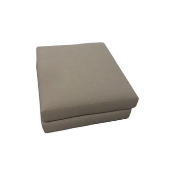 Mycs Tyme Poef Textiel Bruin - Showroommodel - Outlet, Huis en Inrichting, Ophalen of Verzenden, Zo goed als nieuw, Overige vormen