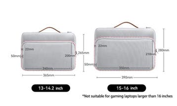 Shockproof Crossbody Laptop Tas 13–16 inch met Schouderband, Computers en Software, Laptoptassen, Verzenden, Nieuw