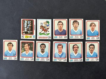 1974 Panini World Cup Munchen 74 Uruguay - 11 Sticker - Near, Nieuw
