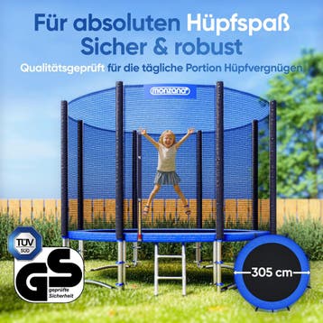 Trampoline Ø305cm incl Veiligheidsnet (Trampolines), Verzenden, Nieuw
