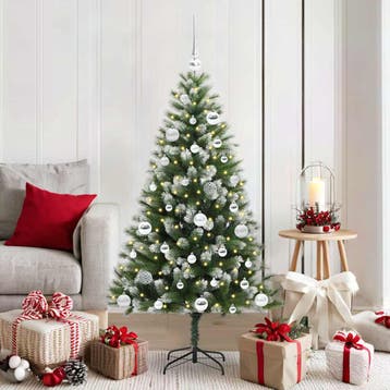 vidaXL Kunstmatige Scharnierende Kerstboom met Bedekte, Verzenden, Nieuw