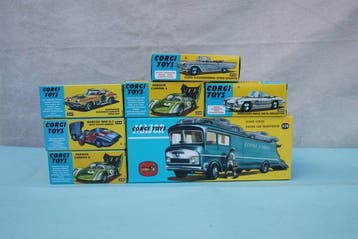 Corgi 1:43 - Modelauto (7) - 7 x 1960s Corgi Toys, Hobby en Vrije tijd, Nieuw