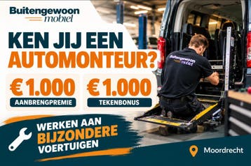 AUTOMONTEUR GEZOCHT | € 1.000 TEKENBONUS + € 1.000 AANBRENG, 33 - 40 uur, MBO, Vanaf 3 jaar, Vast contract