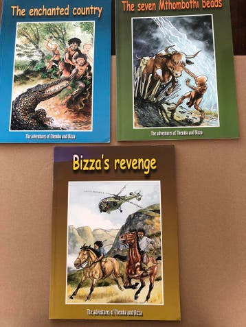Zuid-Afrikaanse Graphic Novel - 3 Delen - Themba and Bizza, Ophalen of Verzenden, Zo goed als nieuw, Boek of Spel