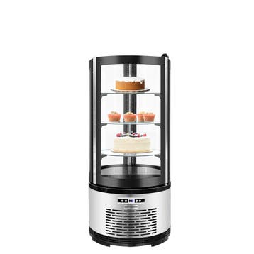 GGM Gastro | Panorama-koelvitrine - 100 liter - 480mm - |, Huis en Inrichting, Keuken | Potten en Pannen, Verzenden, Nieuw