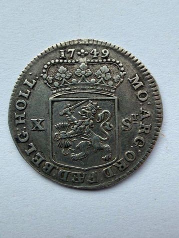 Nederland, Holland 10 Stuiver 1749