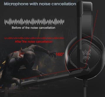 2dekans | ONIKUMA K19 Gaming Headset - PS4 + PC, Ophalen of Verzenden, Zo goed als nieuw