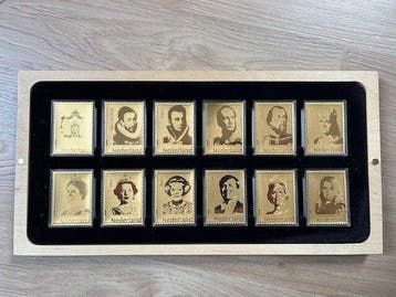 Nederland 2020 - Gouden postzegels; Oranje in goud compleet, Gestempeld