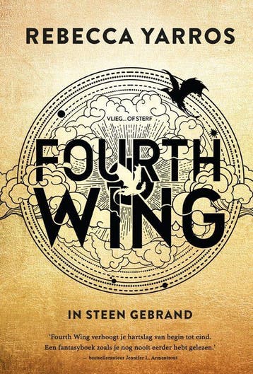 Fourth Wing 1 - In steen gebrand - 9789020554045, Boeken, Nieuw, Ophalen of Verzenden, Nederland, Rebecca Yarros