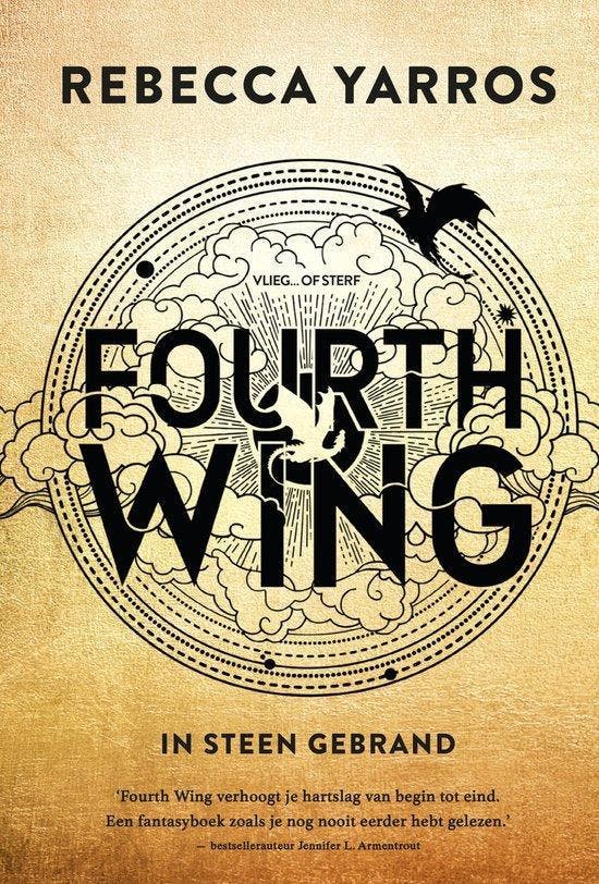 Fourth Wing 1 - In steen gebrand - 9789020554045, Boeken, Literatuur, Nederland, Nieuw, Ophalen of Verzenden